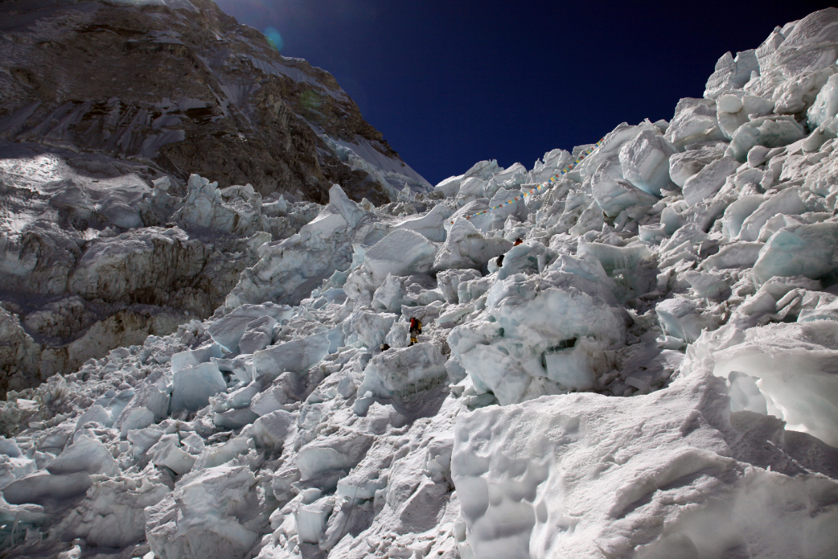 Maze of ice